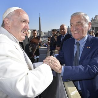 Giovanni Quaglia, presidente di Fondazione CRT, ha incontrato Papa Francesco