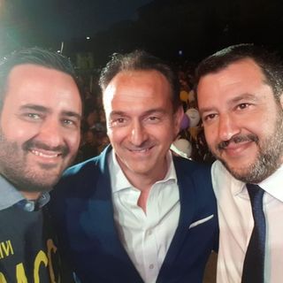 Racca e Salvini (Lega) instancabili fratelli nelle piazze sino alla fine: no al lavoro dei robot al posto dell'uomo