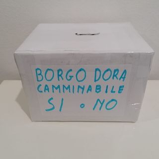 Urna con voto per Borgo Dora pedonale