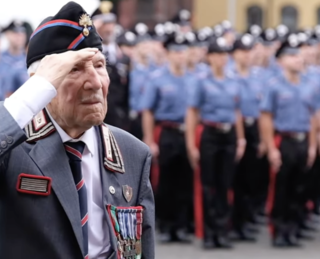 Renato Quaglia, il Carabiniere più longevo d'Italia, a 106 anni è tornato alla Cernaia