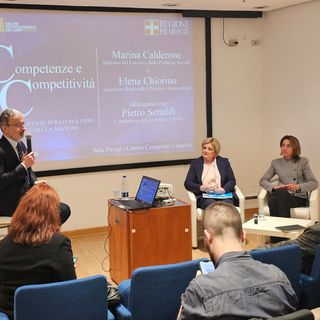 Lavoro, visita torinese del ministro Calderone con l'assessore Chiorino alle imprese del territorio