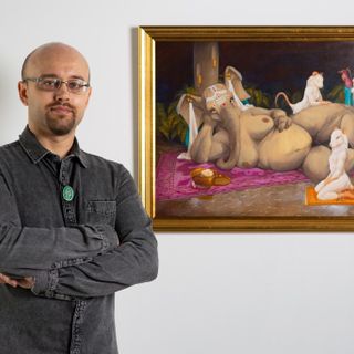 L'antropomorfismo di Alessio Scalerandi tra ironia ed eros a Paratissima