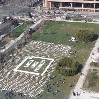 immagini protesta del 19 marzo