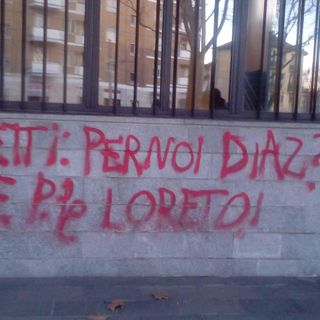 &quot;Sciretti: per noi Diaz? Per te piazzale Loreto!&quot;, firmato FⒶI