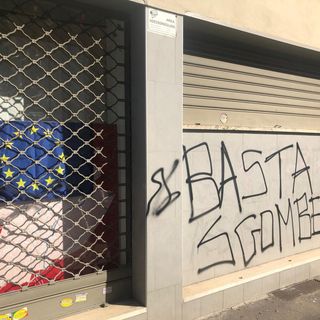 sede pd vandalizzata