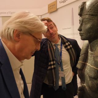 Vittorio Sgarbi al Museo Egizio di Torino Vittorio Sgarbi al Museo Egizio di Torino