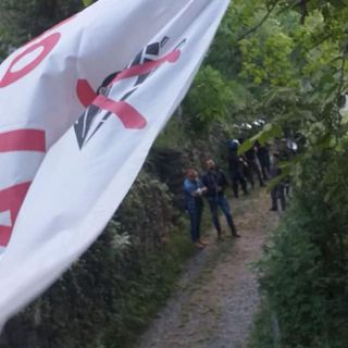 val clarea con bandiera no tav