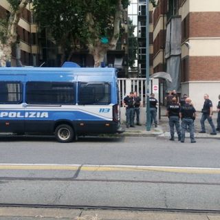 polizia e sgombero