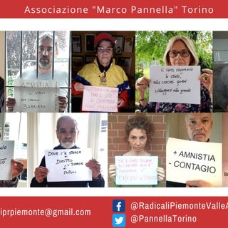 Sit-in in lockdown per la legalità dell'associazione Marco Pannella di Torino