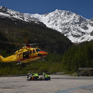 soccorso alpino sul Monte Rosa