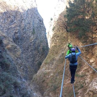 soccorso alpino ponte tibetano