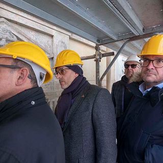 Sopralluogo dell’Ufficio di Presidenza del Consiglio regionale al cantiere di Palazzo Lascaris Sopralluogo dell’Ufficio di Presidenza del Consiglio regionale al cantiere di Palazzo Lascaris