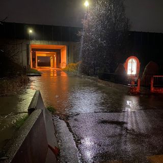 sottopasso allagato