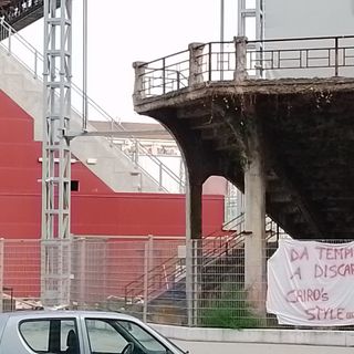 striscione appeso al Filadelfia