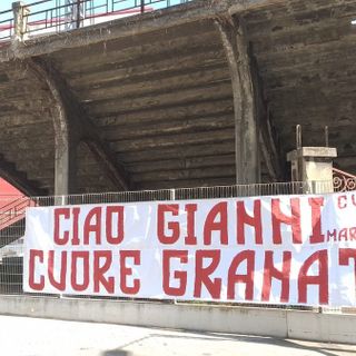 striscione filadelfia per gianni minà