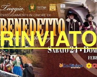 Taggia: colpo di scena, il maltempo costringe gli organizzatori a rinviare i festeggiamenti di San Benedetto