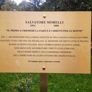 Scoperta una targa dedicata a Salvatore Morelli