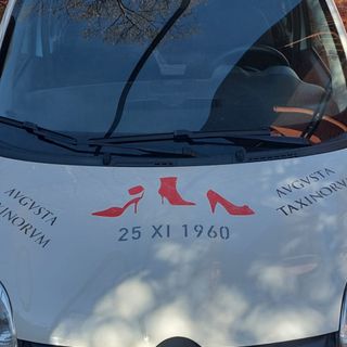 In piazza Palazzo di Città l'iniziativa dei taxisti torinesi per dire no alla violenza sulle donne