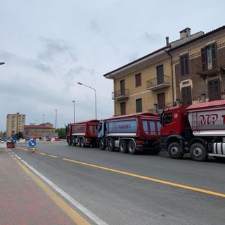 Moncalieri, altra prova di carico sul Ponte Nuovo