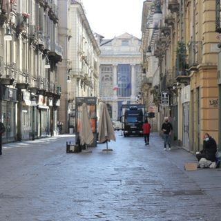 immagini di Torino zona rossa