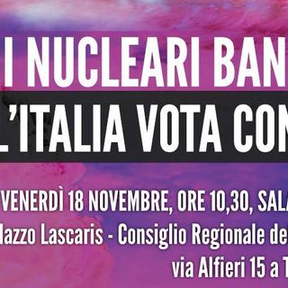 “Armi nucleari bandite, ma l’Italia voto contro”: convegno dei 5 Stelle