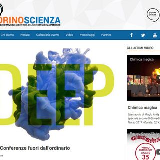 On line la nuova veste grafica di TorinoScienza, sito di divulgazione scientifica del &quot;Sistema Scienza Piemonte&quot;