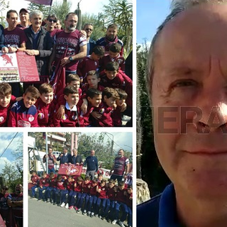 BEPPE DOSSENA, CUORE GRANATA - A Sanremo targa per il Grande Torino: "Orgoglioso di essere qui"