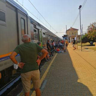 treno fermo - foto d'archivio
