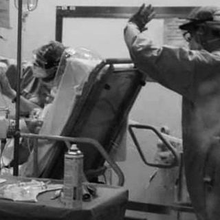 paziente Covid - foto d'archivio