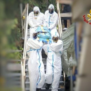 Donna cade e si infortuna nella sua abitazione in collina, decisivo il soccorso dei Vigili del Fuoco