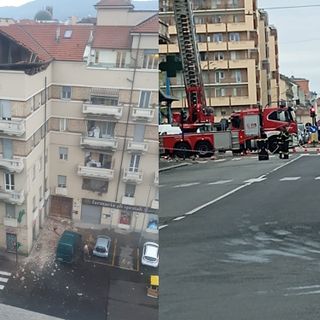 La palazzina è stata scoperchiata