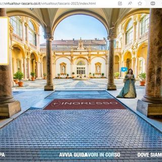 Palazzo Lascaris, online il Virtual tour mentre proseguono i lavori di risanamento