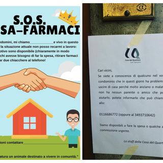 I volantini porta a porta al tempo del Coronavirus: &quot;Passate parola, noi vi aiutiamo&quot;