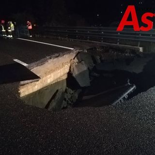 Voragine sull’A21, a breve riapertura della carreggiata in direzione Torino