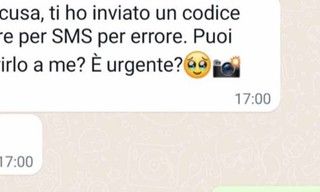 La truffa &quot;del codice&quot; corre su WhatsApp: in tantissimi ci cascano