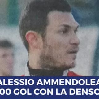 Eccellenza, 100 gol di Alessio Ammendolea con la Denso: &quot;Dedicato alle mie figlie Alice ed Eleonora e a mia moglie&quot;