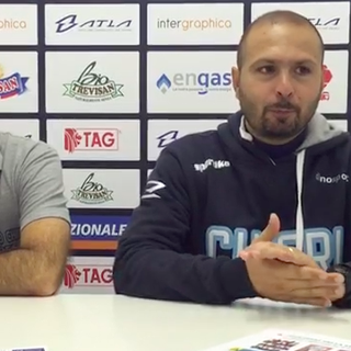 Vincenzo Manzo accanto al preparatore atletico Zanaboni