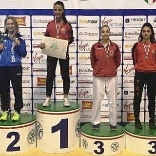 Veronica Brunori sul podio