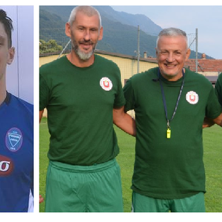 Sampò e lo staff con Telesca e Caffo