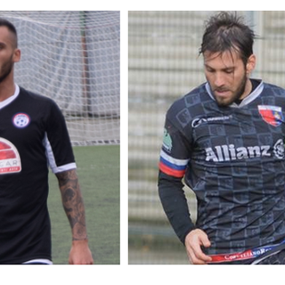 Matteo Amedeo del Vanchiglia e bomber Mario Erbini del Trino