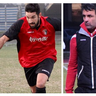 Andrè Cuneaz e mister Alberto Rizzo
