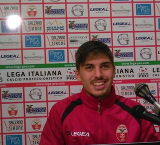 Luca Begolo a segno con Pinerolo
