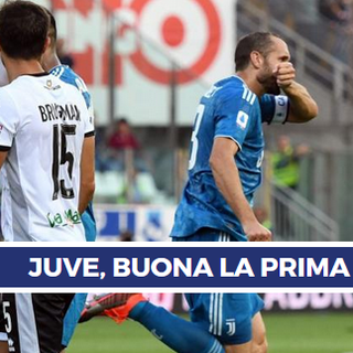 SUBITO JUVE! - Parma battuto 0-1, Chiellini-gol. Dubbi-Var per lo 0-2 annullato a Cr7
