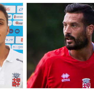 Gli autori del gol: De Riggi e Cecchi