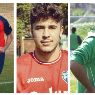 Ricky Poi dell'Accademia, Gili del Pinerolo e mister Falco dell'Union