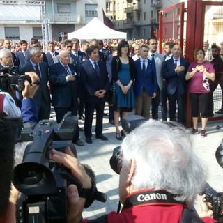 La Sindaca Chiara Appendino ha presenziato all'inaugurazione del Filadelfia