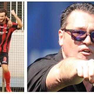 Gioia Caselle, a destra mister Grieco del Nichelino Hesperia