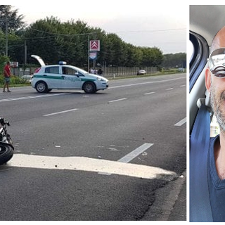 Il luogo dell'incidente e Fabio Porfido