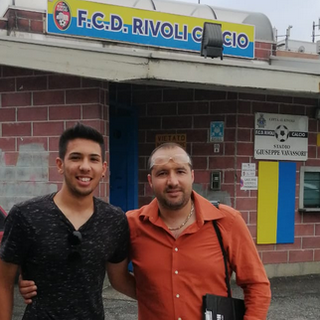Alessandro Stocco con mister Ligato