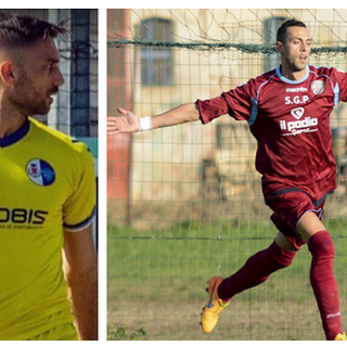Gabriele Pinelli del Borgaro, che batte 1-0 il Trino, e uno scatenato Messineo (Piscinese): 5 gol al Nichelino!
